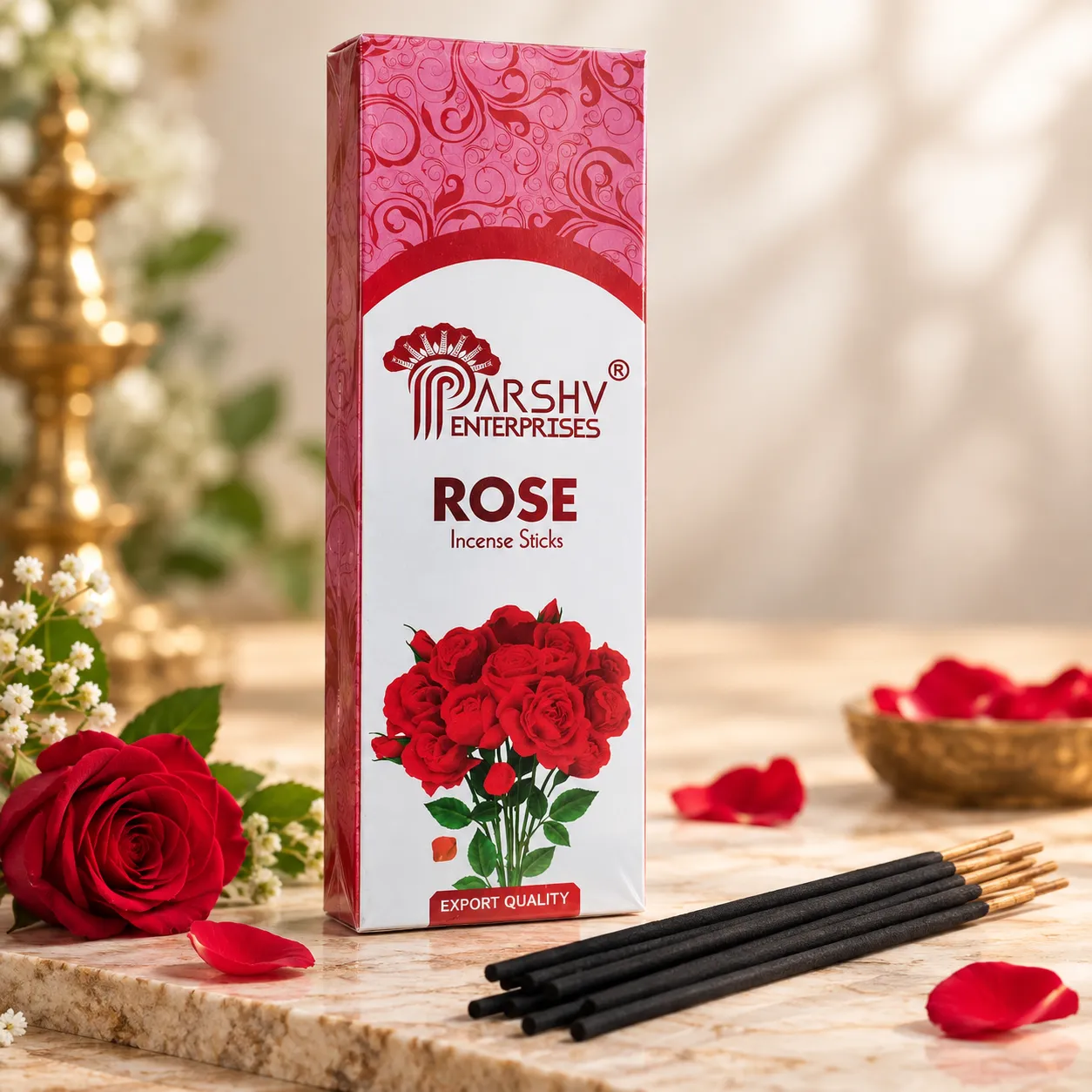 Rose - Agarbatti Parshv at Kokanvedh Sangameshwar
