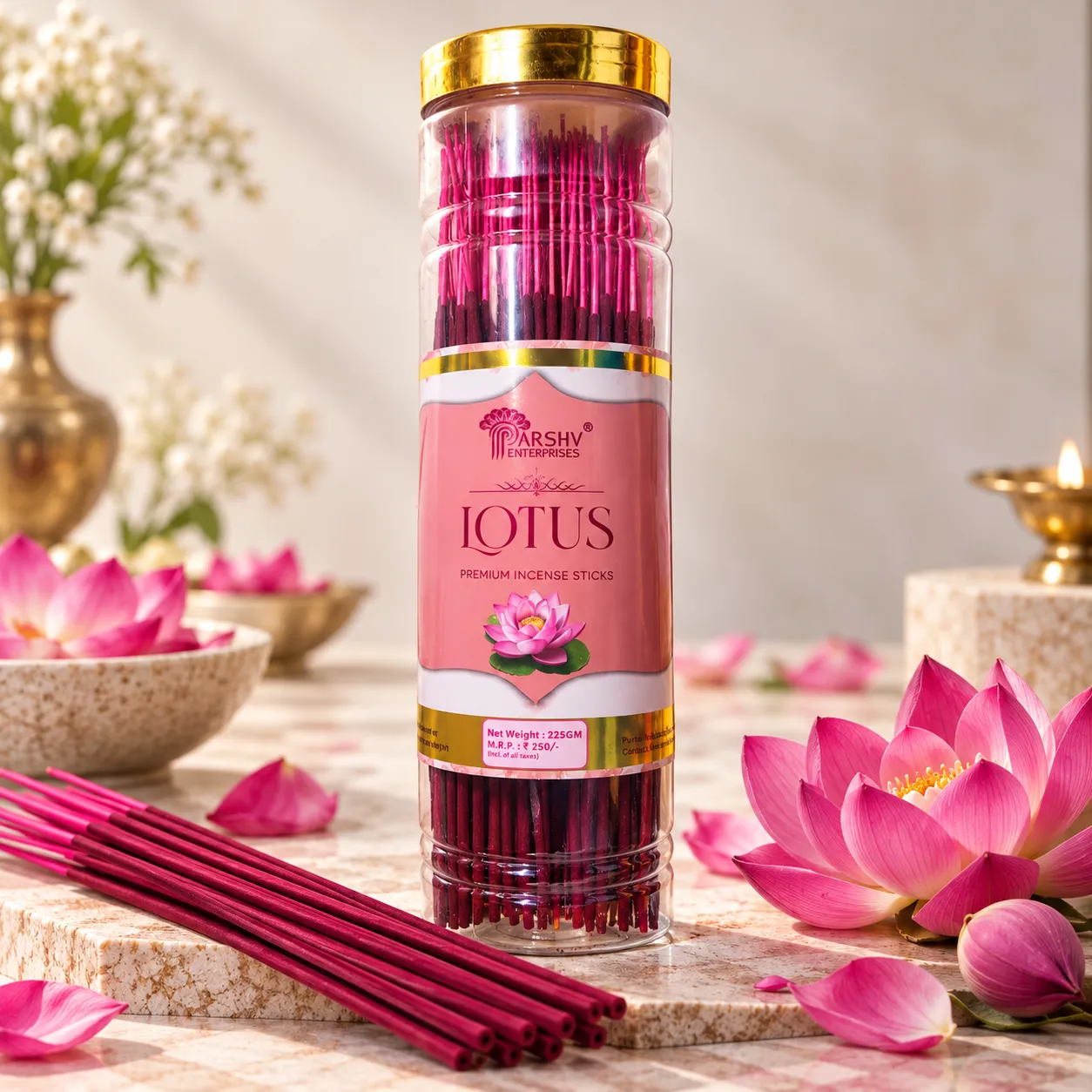 Lotus - Premium Agarbatti Parshv at Kokanvedh Sangameshwar