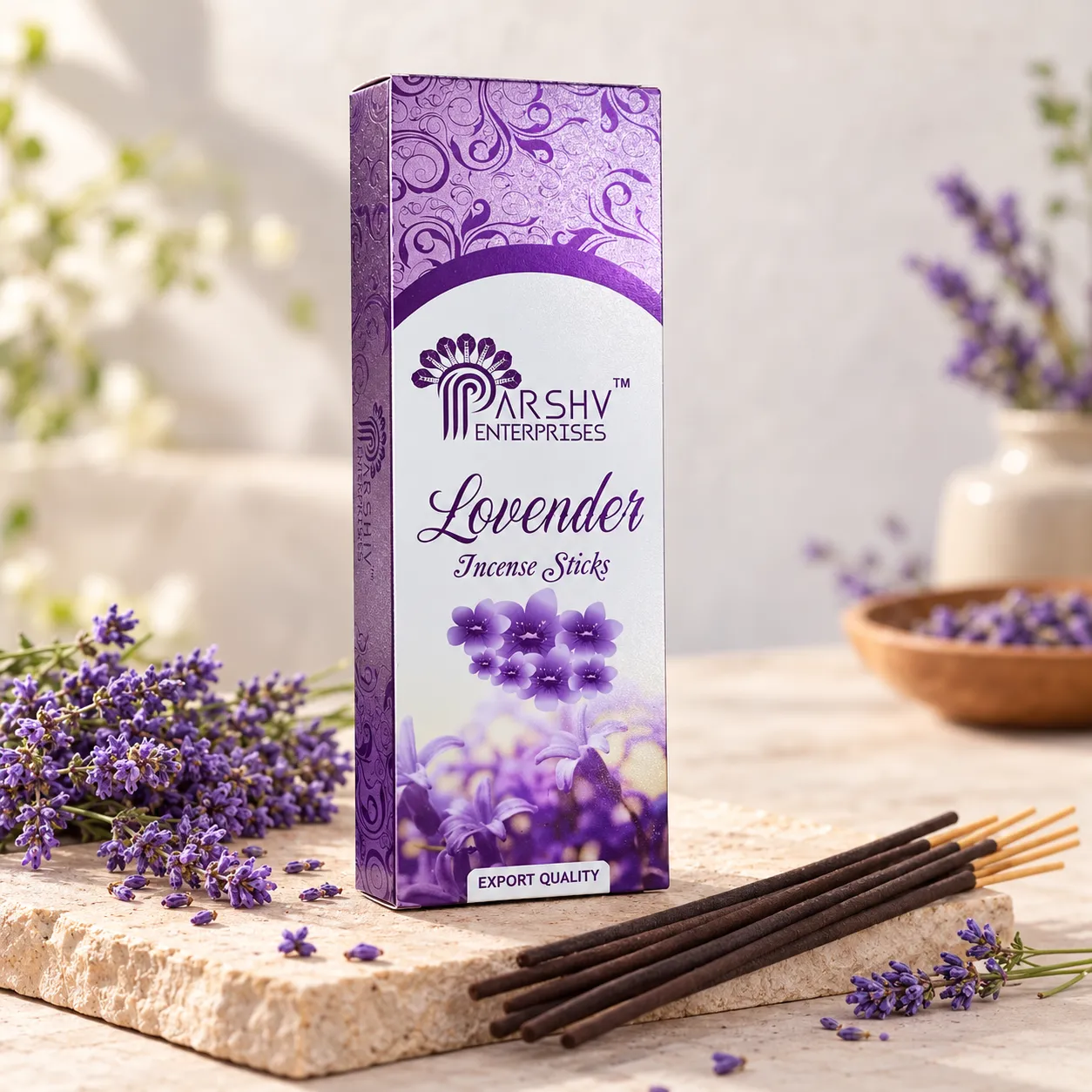 Lavender - Agarbatti Parshv at Kokanvedh Sangameshwar