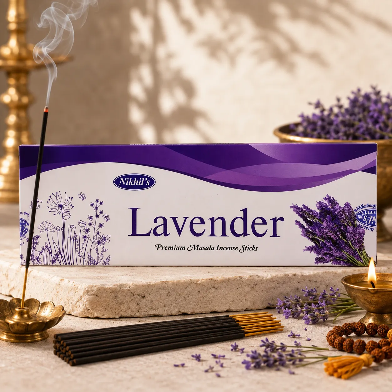 Lavender - Premium Masala Agarbtti Nikhil at Kokanvedh Sangameshwar