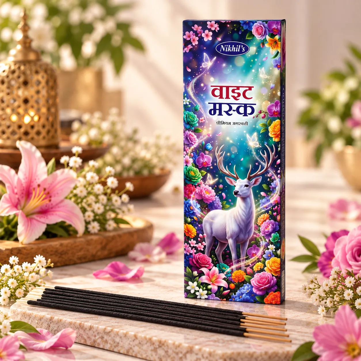 White Musk - Premium Agarbatti Nikhil at Kokanvedh Sangameshwar