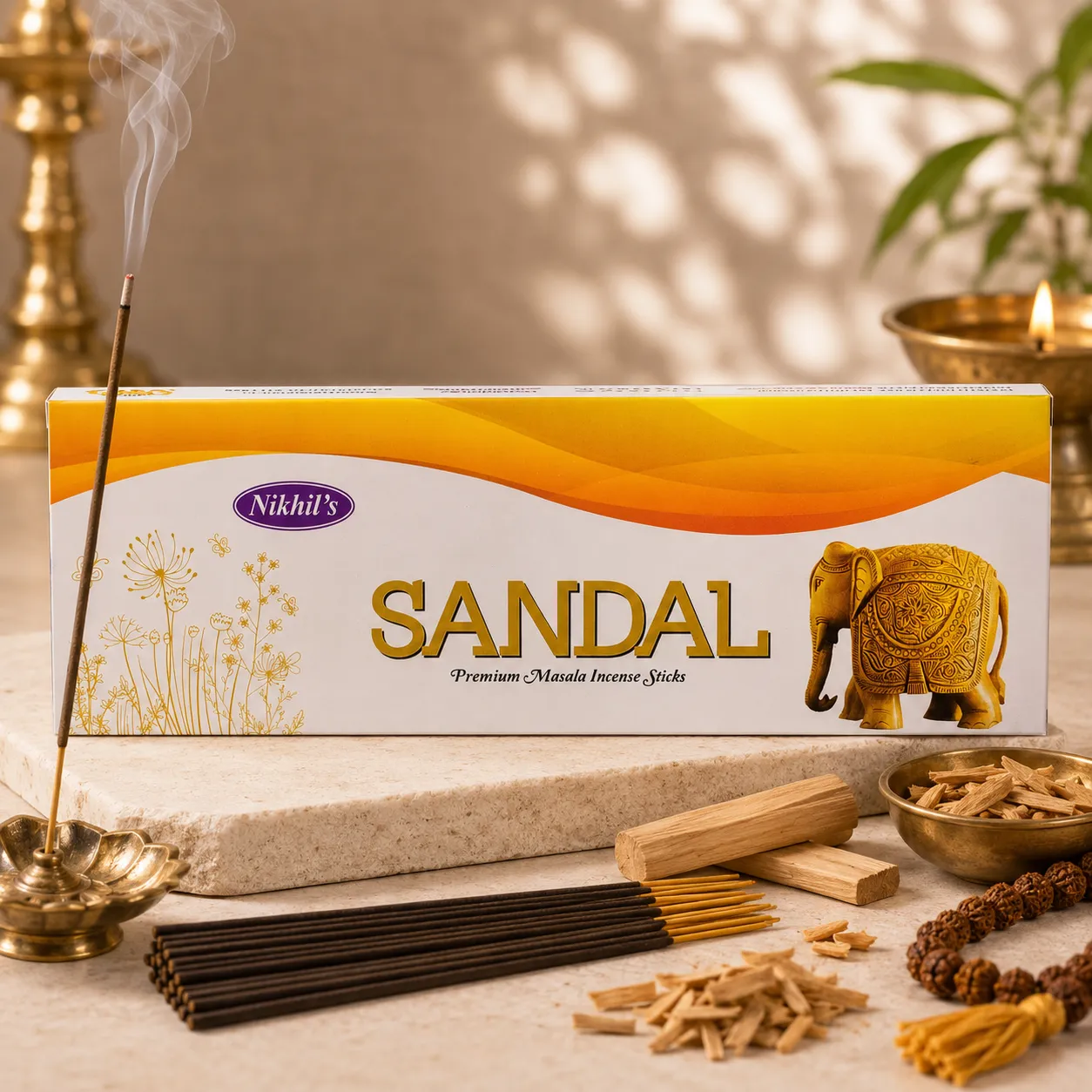 Sandal - Premium Masala Agarbatti Nikhil at Kokanvedh Sangameshwar