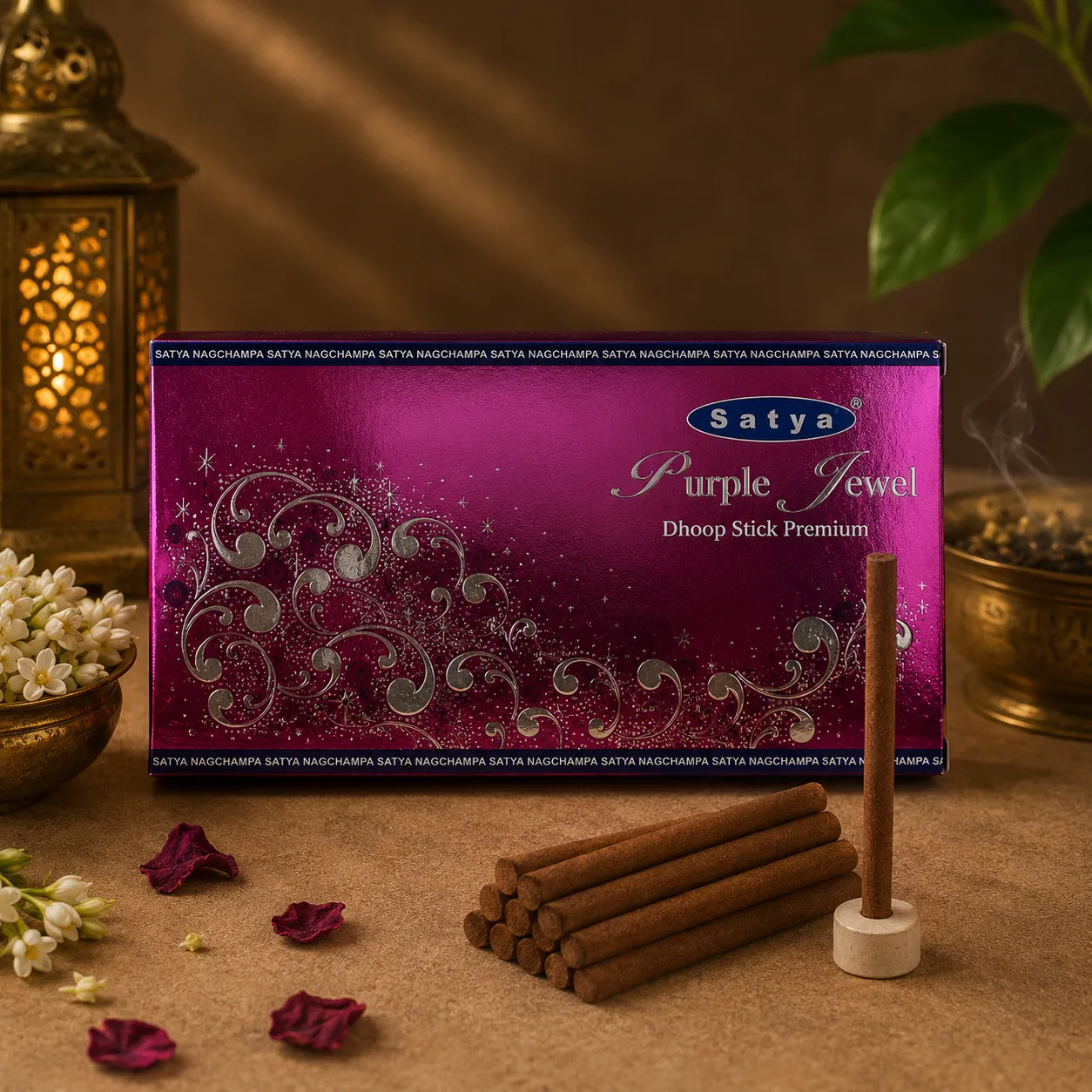 Purple Jewel - Premium Dhoop Sticks Satya at Kokanvedh Sangameshwar