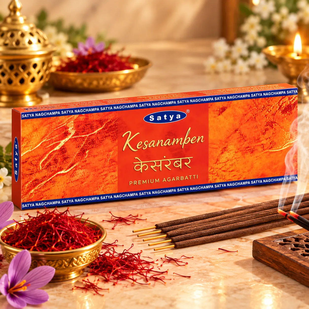 Kesaramber - Premium Agarbatti Satya at Kokanvedh Sangameshwar