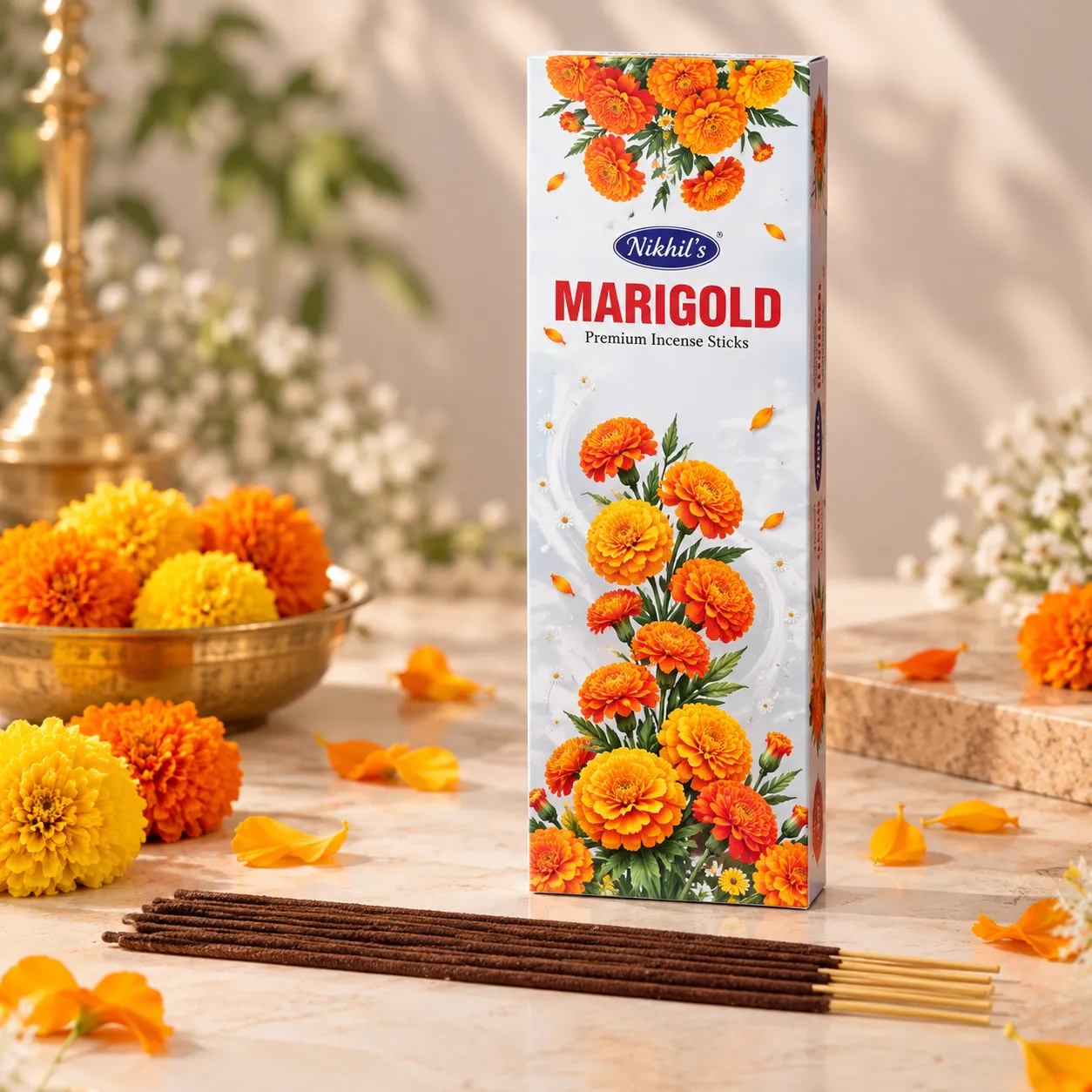 Marigold - Premium Agarbatti Nikhil at Kokanvedh Sangameshwar