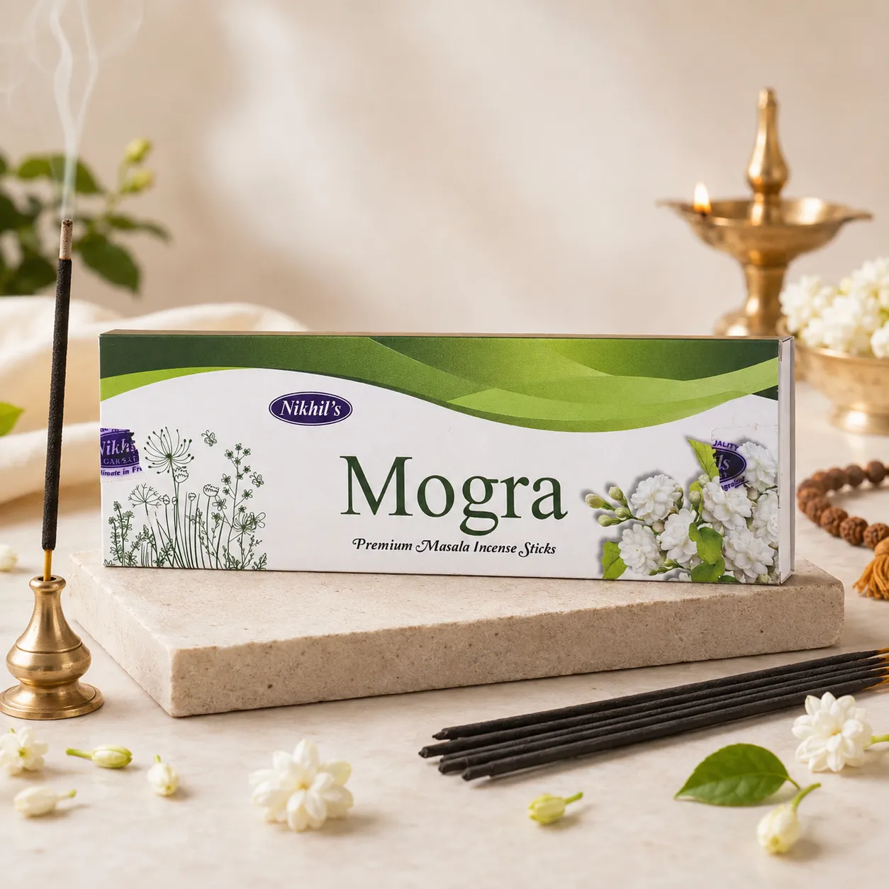 Mogra - Premium Masala Agarbatti Nikhil at Kokanvedh Sangameshwar